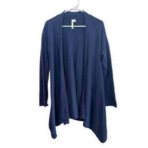 J JILL Cashmere & Cotton Buttery-Soft Open Cardigan